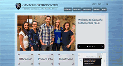 Desktop Screenshot of gamacheorthodontics.com