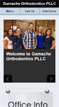 Mobile Screenshot of gamacheorthodontics.com